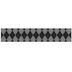 Black Diamonds Large Flano Scarf  by ArtsyWishy