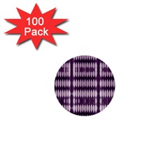 Purple Tigress 1  Mini Buttons (100 Pack)  by Sparkle