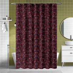 Star Lines Shower Curtain 48  X 72  (small) 