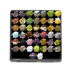Glitch Glitchen Npc Cubimals Pattern Memory Card Reader (square 5 Slot) by WetdryvacsLair
