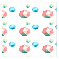 Diamonds Large Satin Scarf (square)