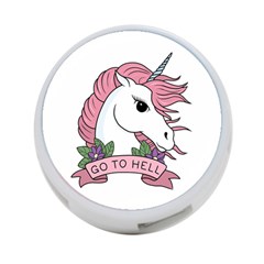 Go To Hell 4-port Usb Hub (one Side) by Valentinaart