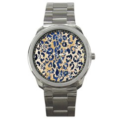 Leopard Skin  Sport Metal Watch by Sobalvarro