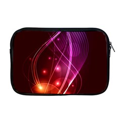  Colorful Arcs In Neon Light, Modern Graphic Art Apple Macbook Pro 17  Zipper Case by picsaspassion