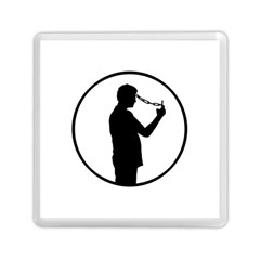 Mobile Phone Addiction Concept Drawing Memory Card Reader (square) by dflcprintsclothing