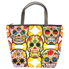 Sugar Skulls Bucket Bag by ExtraAwesomeSauce