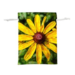 Sunflower Painting Lightweight Drawstring Pouch (s) by ExtraAwesomeSauce