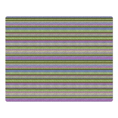 Line Knitted Pattern Double Sided Flano Blanket (large)  by goljakoff