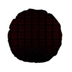Chocolate Standard 15  Premium Round Cushions