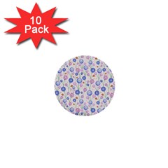 Watercolor Dandelions 1  Mini Buttons (10 Pack)  by SychEva