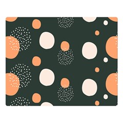 Black Peach White  Double Sided Flano Blanket (large)  by Sobalvarro