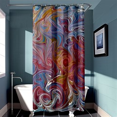 Intricate Swirls Shower Curtain 36  X 72  (stall) 