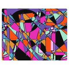 Abstract 2 Double Sided Flano Blanket (medium)  by LW323