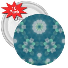 Softpetals 3  Buttons (10 Pack)  by LW323