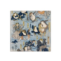 Famous Heroes Of The Kabuki Stage Played By Frogs  Satin Bandana Scarf by Sobalvarro