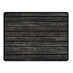 Wooden Linear Geometric Design Double Sided Fleece Blanket (small) 