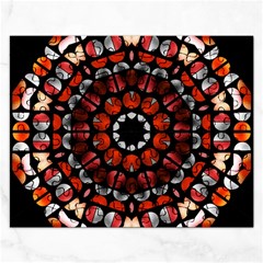 Kaleid Geometric Metal Color Rectangular Jigsaw Puzzl by byali