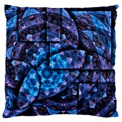 Dismembered Mandala Large Flano Cushion Case (one Side) by MRNStudios