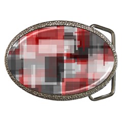 Abstract Tiles, Mixed Color Paint Splashes, Altered Belt Buckles