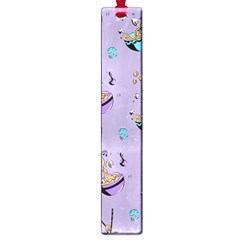 Japanese Ramen Sushi Noodles Rice Bowl Food Pattern Large Book Marks by DinzDas