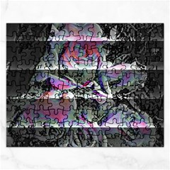 Techno Bouquet Rectangular Jigsaw Puzzl by MRNStudios