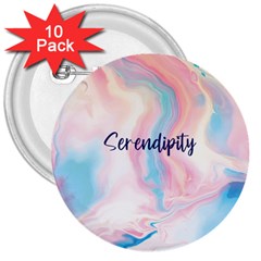 Serenditpity 3  Buttons (10 Pack)  by designsbymallika