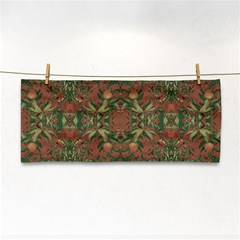 Modern Tropical Motif Print Hand Towel by dflcprintsclothing