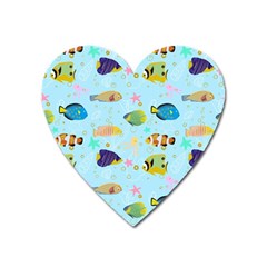 Underwater World Heart Magnet by SychEva