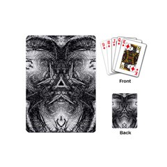 Boho Biohazard Playing Cards Single Design (mini) by MRNStudios