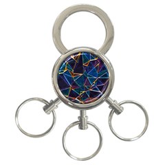 Broken Bubbles 3-ring Key Chain by MRNStudios