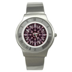 Rose Gold Mandala Stainless Steel Watch by MRNStudios
