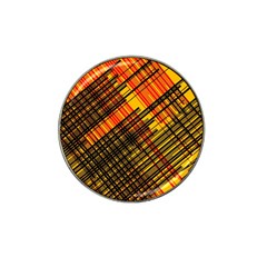 Root Humanity Orange Yellow And Black Hat Clip Ball Marker by WetdryvacsLair