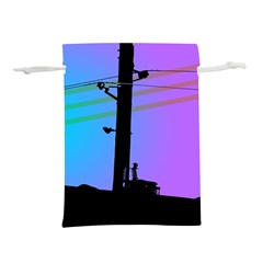 Vaporwave Wires And Transformer Lightweight Drawstring Pouch (s) by WetdryvacsLair