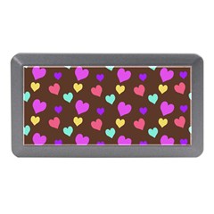 Colorfull Hearts On Choclate Memory Card Reader (mini) by Daria3107