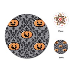 Pumpkin Pattern Playing Cards Single Design (round) by NerdySparkleGoth