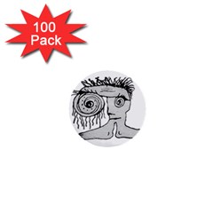 Weird Fantasy Creature Drawing 1  Mini Buttons (100 Pack)  by dflcprintsclothing