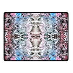 Abstract Waves Iii Double Sided Fleece Blanket (small) 