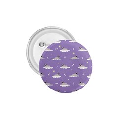 Pug Dog On A Cloud 1 75  Buttons by SychEva