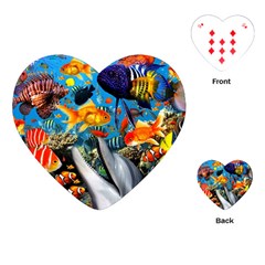 Under The Sea 4 Playing Cards Single Design (heart) by impacteesstreetwearcollage