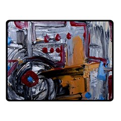 Trip In A Woods-1-1 Double Sided Fleece Blanket (small)  by bestdesignintheworld