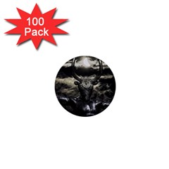 Creepy Mythological Artwork Collage 1  Mini Buttons (100 Pack) 