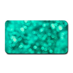 Light Reflections Abstract No9 Turquoise Medium Bar Mats by DimitriosArt