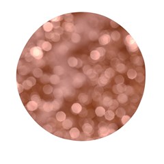 Light Reflections Abstract No6 Rose Mini Round Pill Box