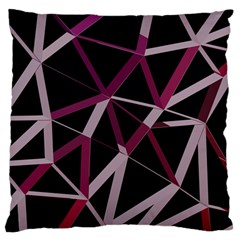 3d Lovely Geo Lines Iii Standard Flano Cushion Case (one Side) by Uniqued