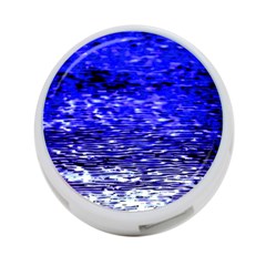 Blue Waves Flow Series 1 4-port Usb Hub (one Side) by DimitriosArt