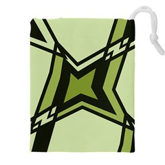 Abstract Pattern Geometric Backgrounds   Drawstring Pouch (4xl) by Eskimos