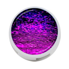 Magenta Waves Flow Series 1 4-port Usb Hub (two Sides) by DimitriosArt