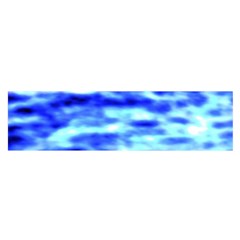 Blue Waves Flow Series 5 Satin Scarf (oblong)