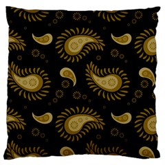 Floral Pattern Paisley Style Paisley Print  Doodle Background Large Flano Cushion Case (one Side) by Eskimos
