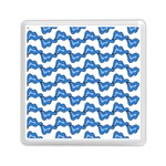 Abstract Waves Memory Card Reader (Square) Front